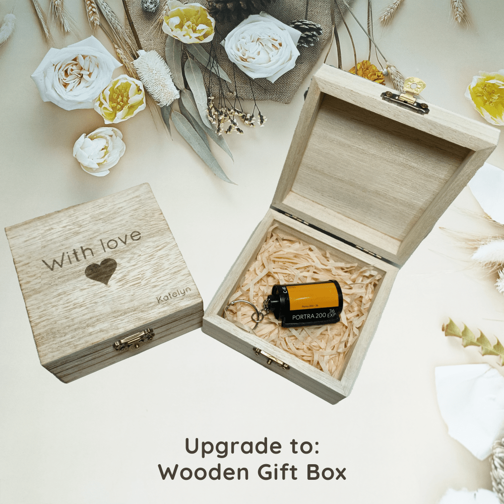 Personalized Customized Memory Retro Camera Film HD Photo Album Film Roll Keychain F2 Voice Message Creative Birthday Valentine Christmas Graduation Friend Anniversary Gift Souvenir Customized Handmade - uniqicon