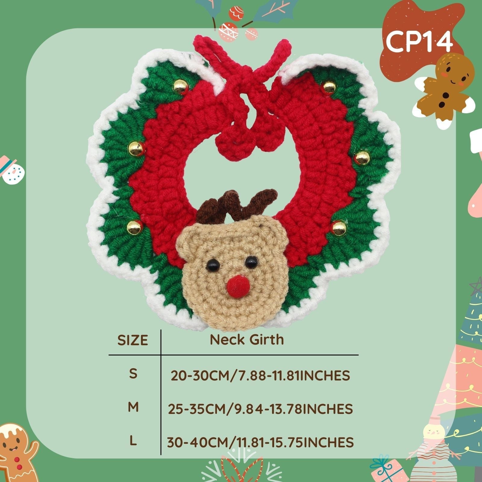 Uniqicon Santa Cat Hat Christmas Costume Dogs Hats Costumes Pets Scarf Outfit Xmas Suit Handmade Knitted Cosplay Pet Clothes Suitable for Large, Medium, and Small Breed - uniqicon