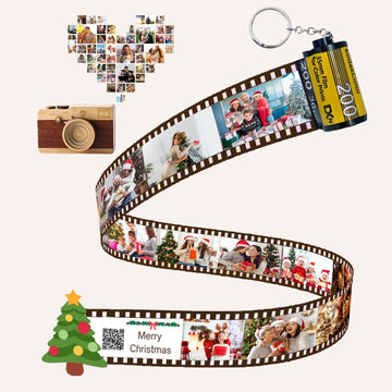 Personalised Christmas Presents for Boyfriend,Unique Personalised Photo Keyring Gift,Memory Camera Picture,Custom Keyring Gifts for Women Dad Friend Mom - uniqicon