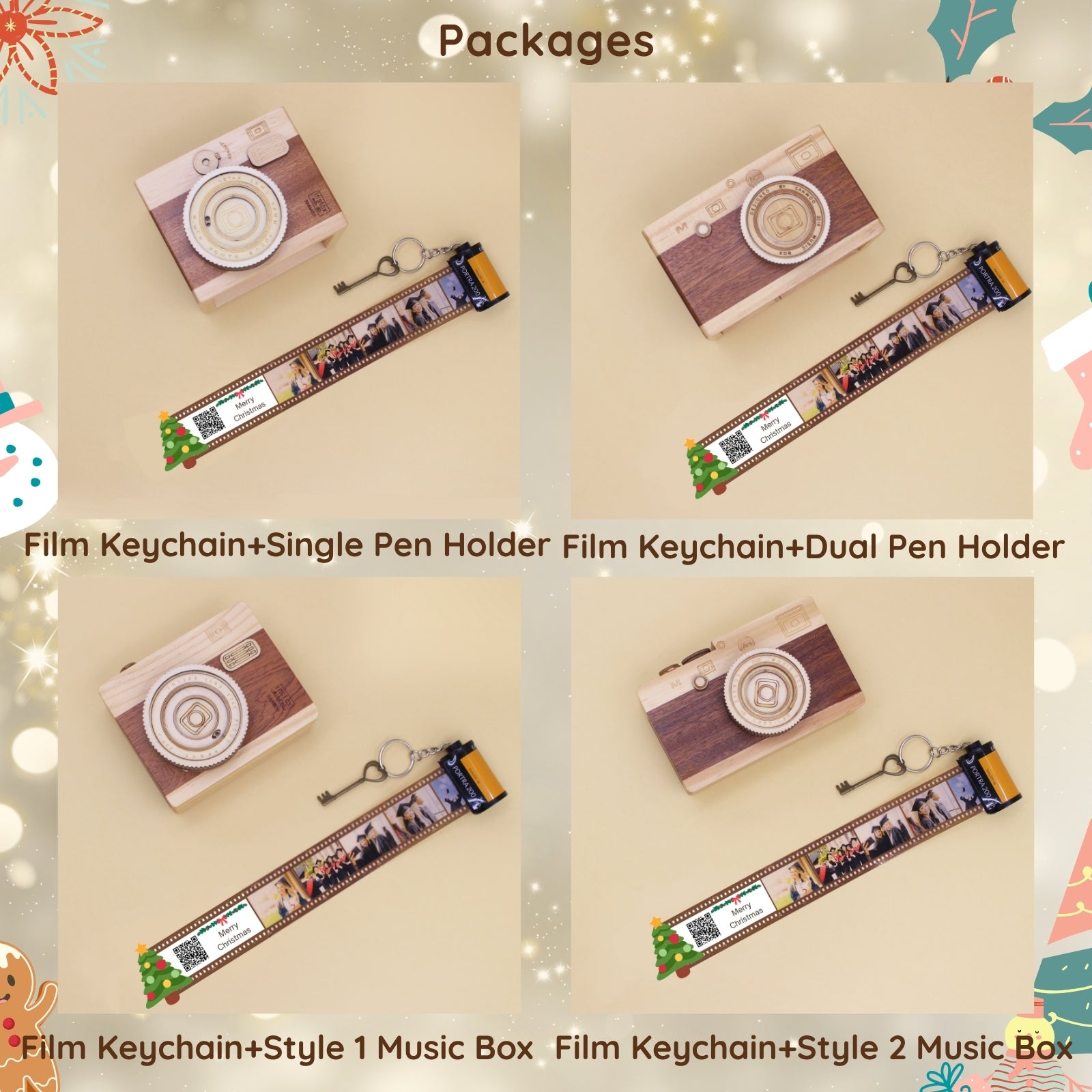 Personalised Christmas Presents for Boyfriend,Unique Personalised Photo Keyring Gift,Memory Camera Picture,Custom Keyring Gifts for Women Dad Friend Mom - uniqicon